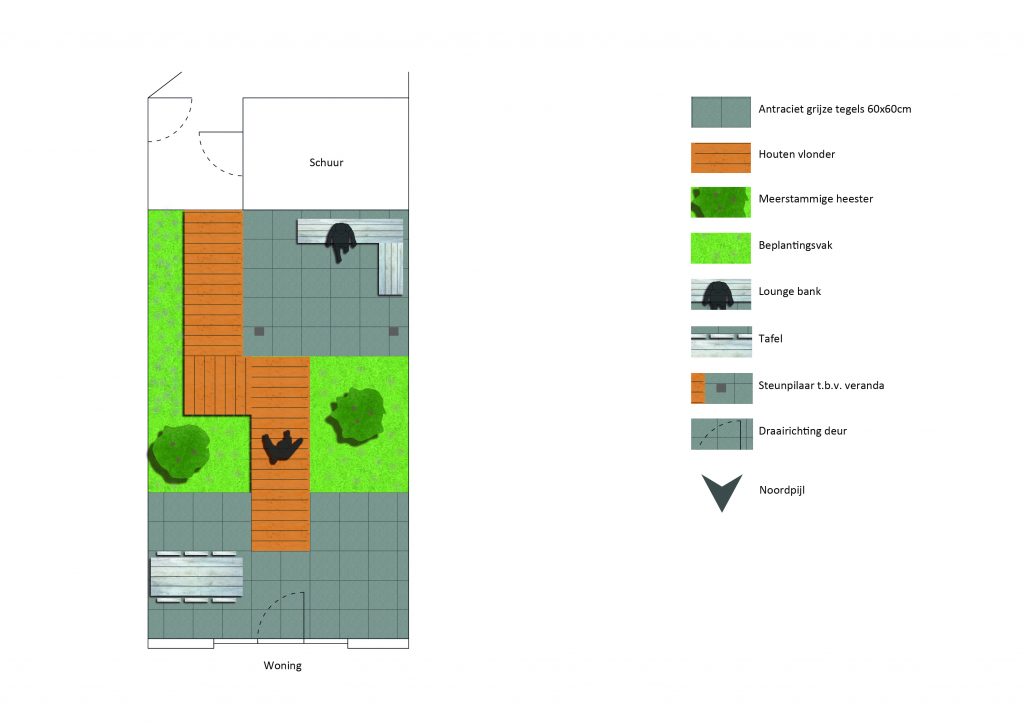 Achteruin ontwerp project Opijnen