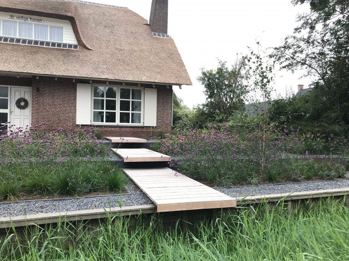 Landelijke tuin aanleggen in Bruchem